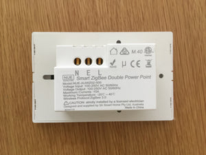 Copy of AU/NZ Standard Double Power Point GPO (White) -Non Smart