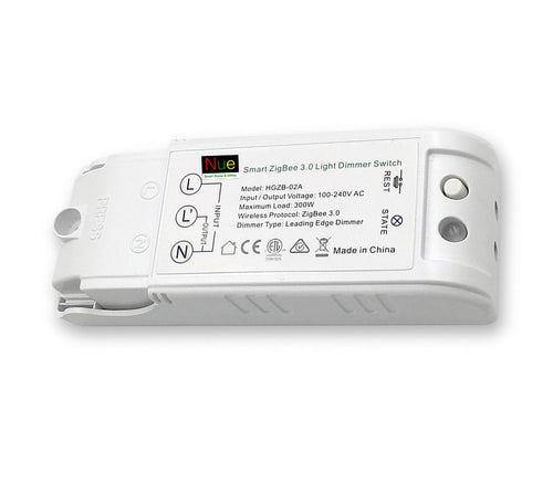 ZigBee Smart Inline Dimmer Switch for SmartThings, Hubitat, Philips Hue, Echo Plus