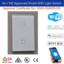 Load image into Gallery viewer, WiFi 2 Gang Smart Light Switch